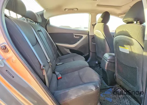 2016 Hyundai Elantra Se from USA, damaged, VIN 5NPDH4AE2GH766871